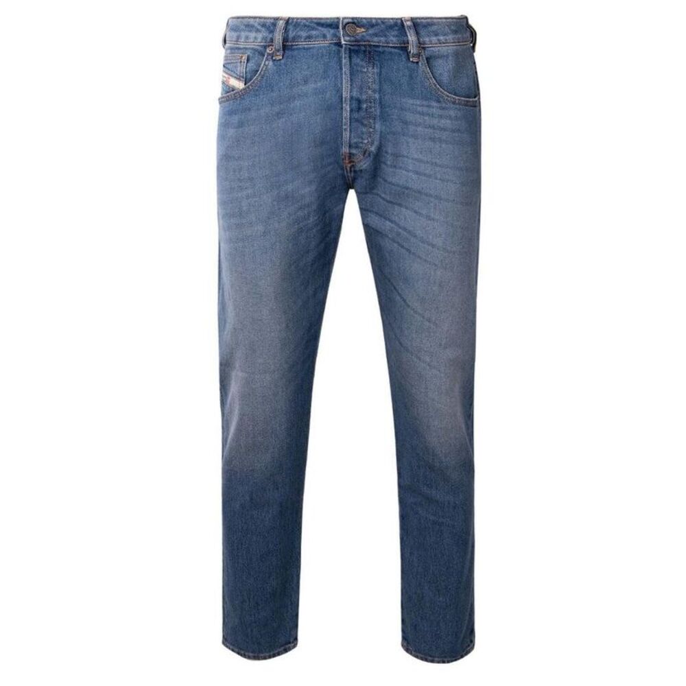 Diesel Mens D-Yennox Tapered Jeans / Mid Blue